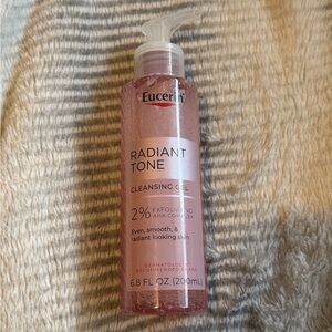 Eucerin Radiant Tone Cleansing Gel 2% Exfoliating AHA Complex 6.8 FL OZ New
